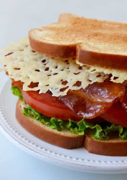 Parmesan Crisp BLT Sandwich Recipe