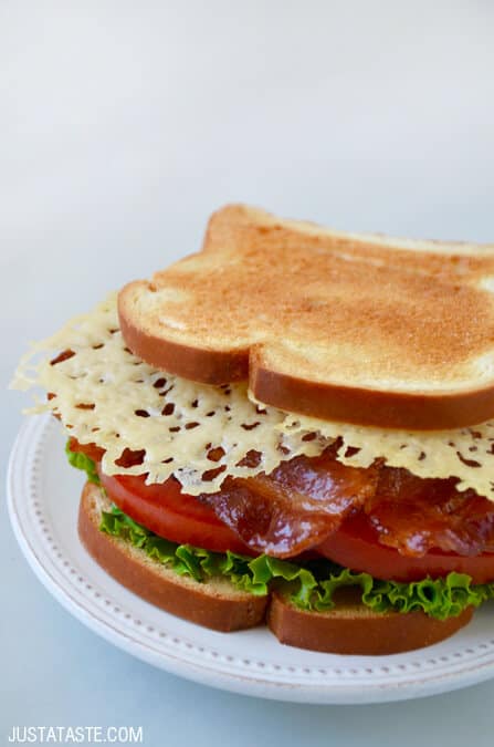 Parmesan Crisp BLT Sandwich Recipe