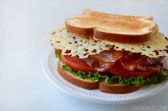 Parmesan Crisp BLT Sandwich Recipe