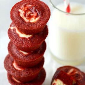 Red Velvet Cheesecake Brownie Bites Recipe