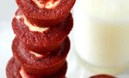 Red Velvet Cheesecake Brownie Bites Recipe