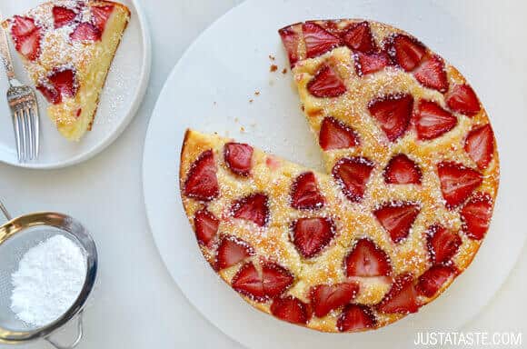 Strawberry Cream Cheese Coffee Cake Recipe