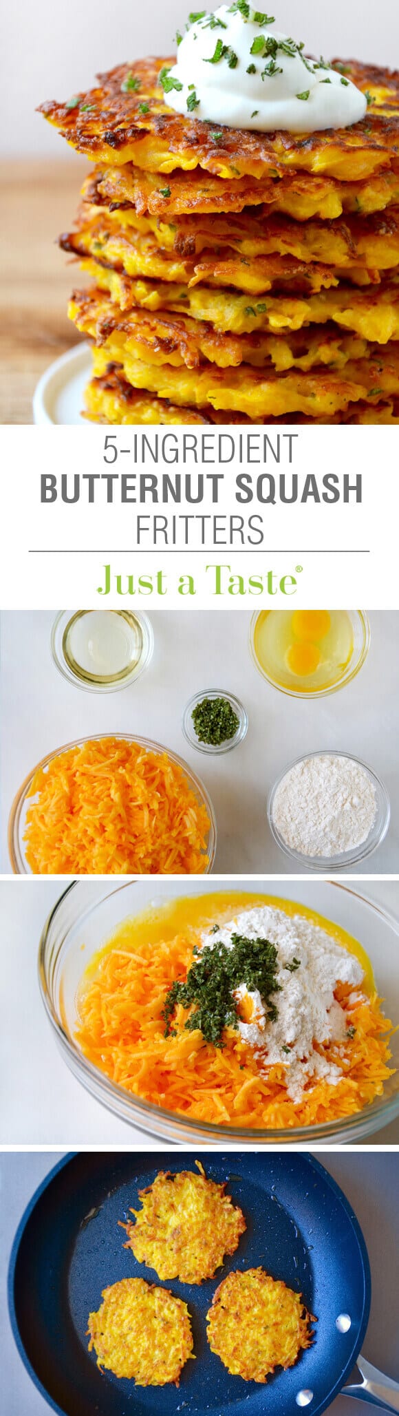 5-Ingredient Butternut Squash Fritters Recipe
