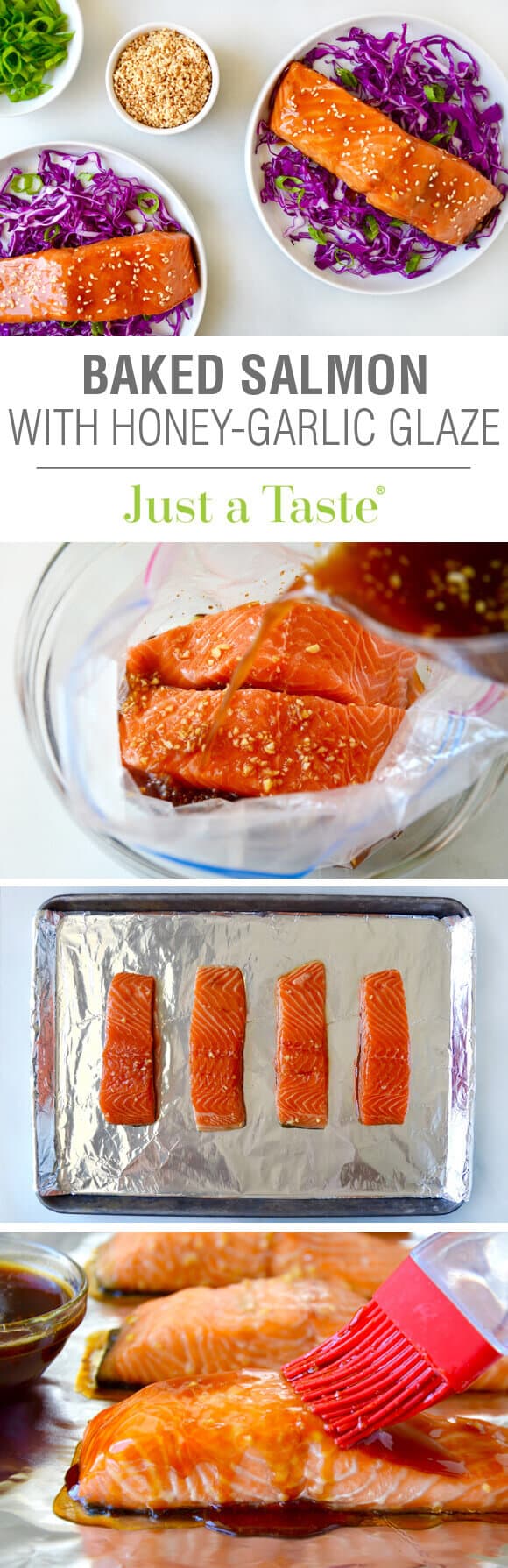 Baked Salmon with Honey-Garlic Glaze Recipe