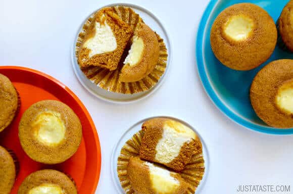 Cream Cheese-Filled Pumpkin Muffins Recipe