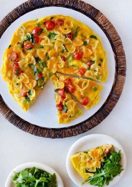 Leftover Pasta Frittata Recipe