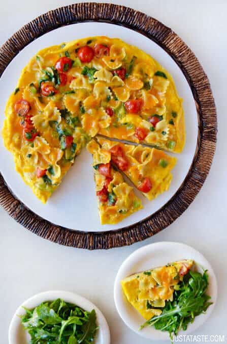 Leftover Pasta Frittata Recipe