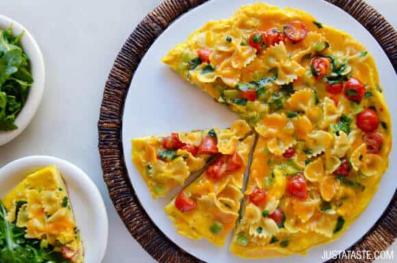 Leftover Pasta Frittata Recipe