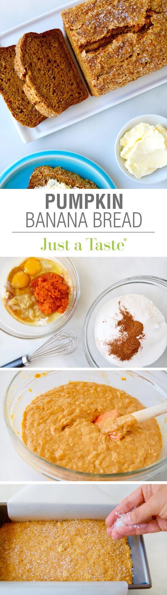 Pumpkin Banana Bread Recipe
