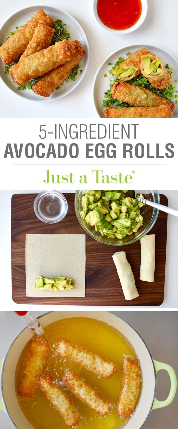 5-Ingredient Avocado Egg Rolls Recipe