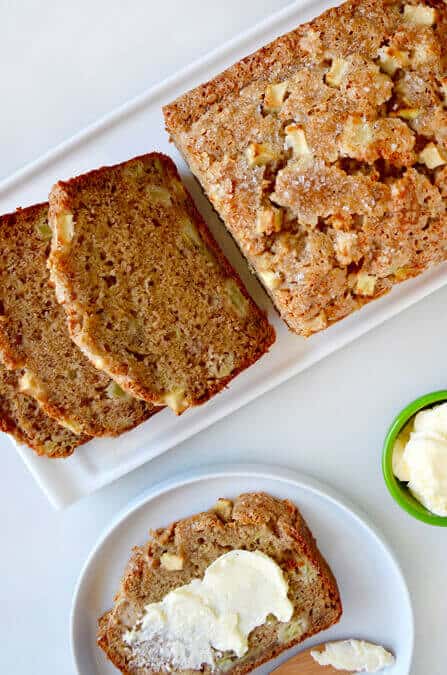 Apple Cinnamon Banana Bread - Just a Taste