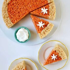 Pumpkin Pie Rice Krispie Treats Recipe