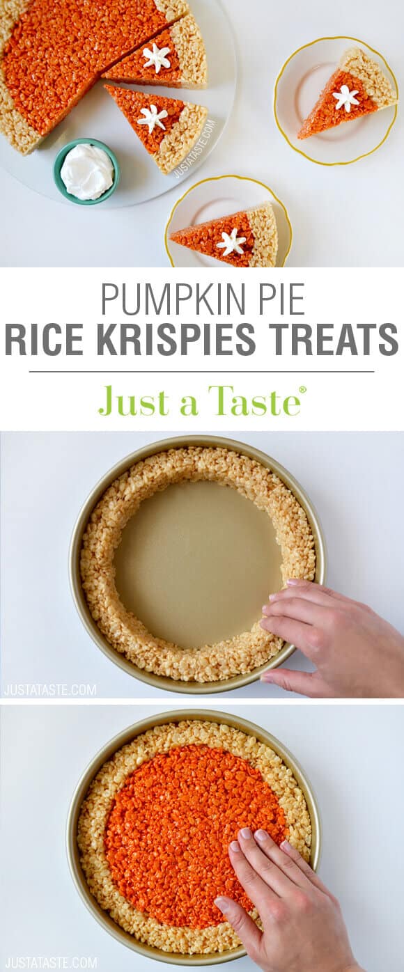 Pumpkin Pie Rice Krispies Treats Recipe