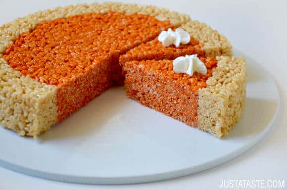 Pumpkin Pie Rice Krispie Treats Recipe