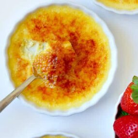 Easy Crème Brûlée Cheesecakes recipe