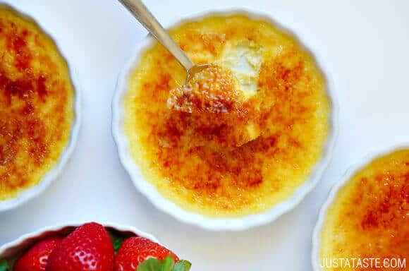 Easy Crème Brûlée Cheesecakes recipe