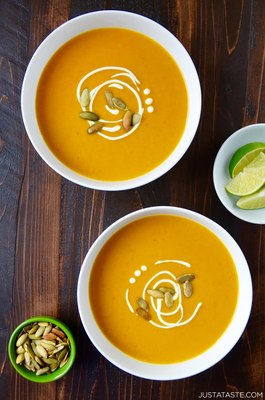 Thai Coconut Pumpkin Soup Just A Taste