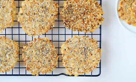Everything Parmesan Cheese Crisps Recipe