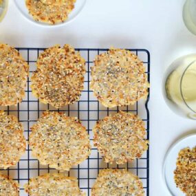 Everything Parmesan Cheese Crisps Recipe