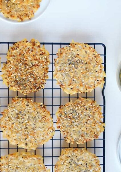 Everything Parmesan Cheese Crisps Recipe