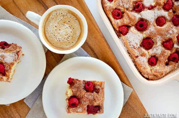 Raspberry Sour Cream Coffee Cake Recipe