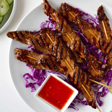 5-Ingredient Beef Satays Recipe