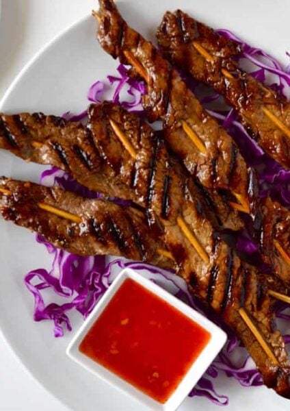 5-Ingredient Beef Satays Recipe