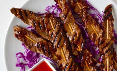 5-Ingredient Beef Satays Recipe