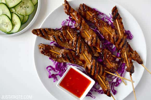 5-Ingredient Beef Satays Recipe