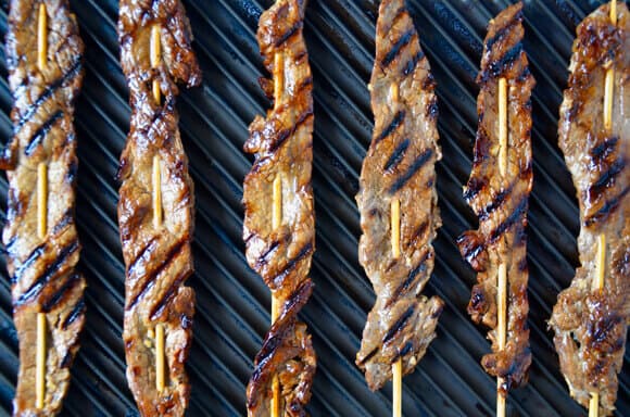 5-Ingredient Beef Satays Recipe