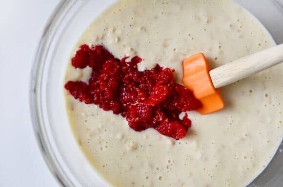 Raspberry Oatmeal Pancakes Recipe