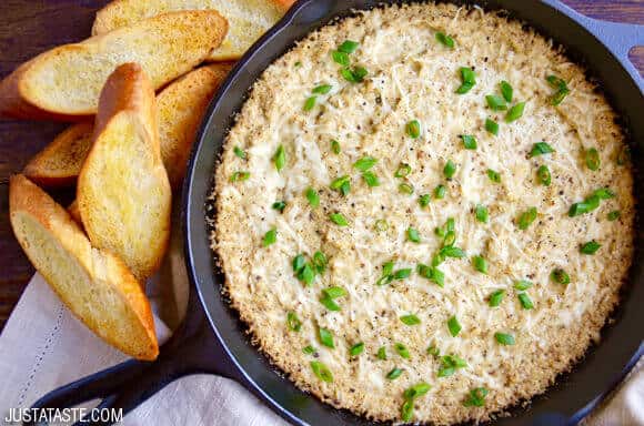 Cheesy Roasted Cauliflower Dip Recipe