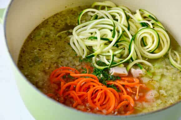 Zucchini Noodle Chicken Soup Recipe