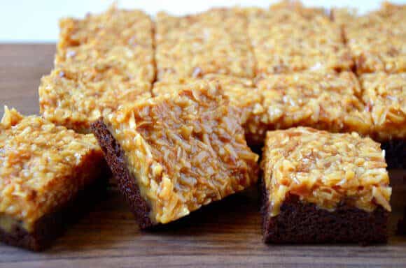 Samoas Coconut Caramel Brownies Recipe