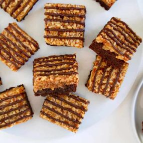 Samoas Coconut Caramel Brownies Recipe