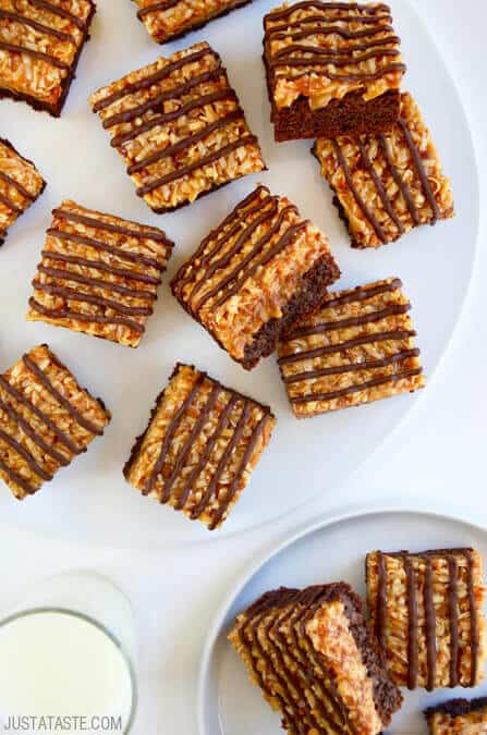 Samoas Coconut Caramel Brownies Recipe