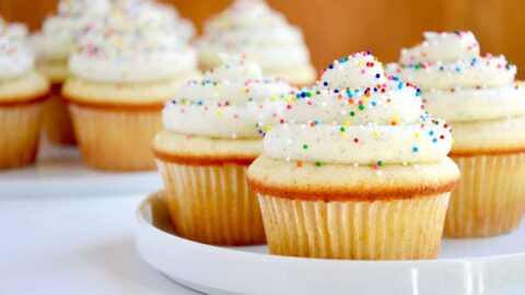 Vanilla Bean Cupcakes With Buttercream Frosting Just A Taste
