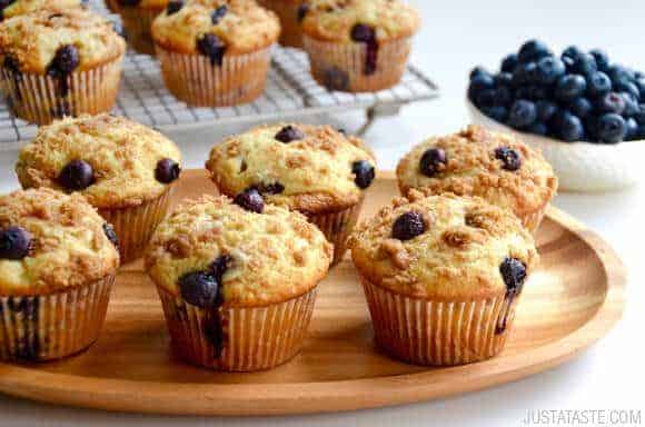 Blueberry Coffee Cake Muffins with Streusel Recipe
