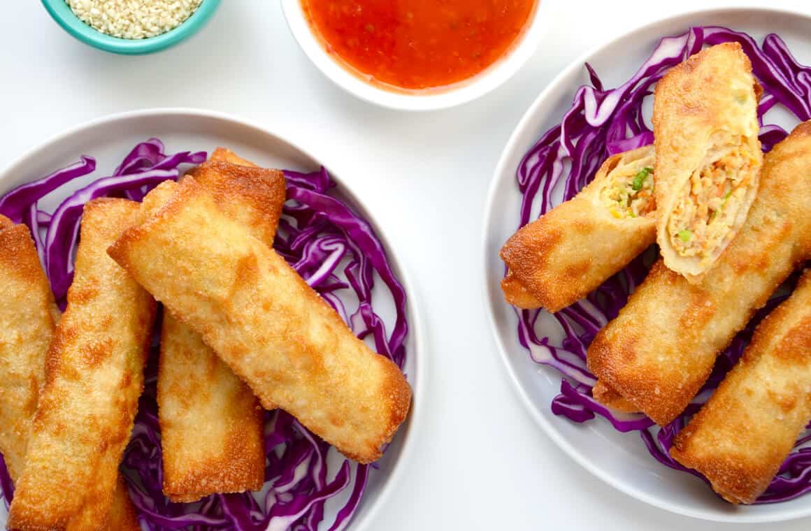 Easy Sesame Chicken Egg Rolls Just a Taste