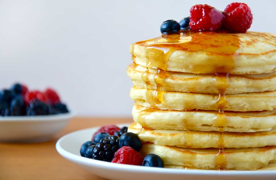 Fluffy Greek Yogurt Pancakes Just A Taste