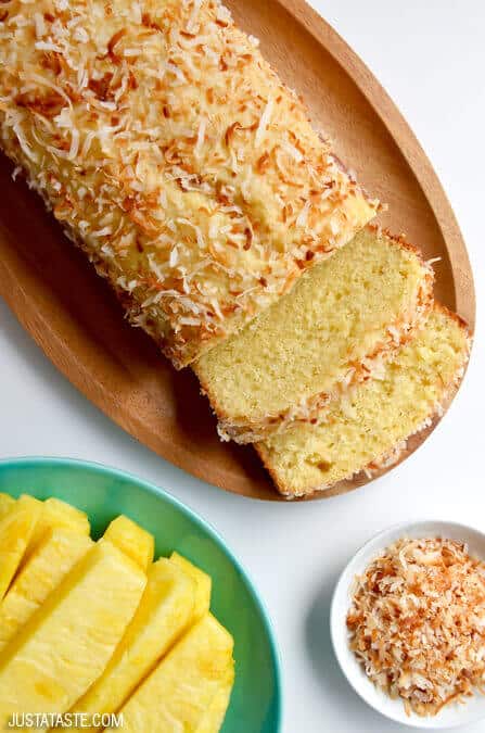 Glazed Pineapple Coconut Bread Recipe