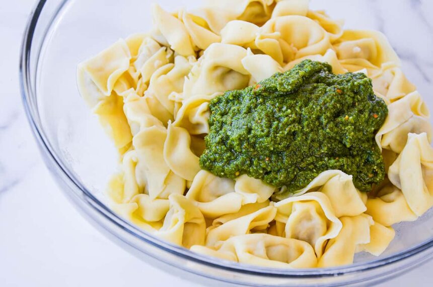 30Minute Pistachio Pesto Tortellini Just a Taste
