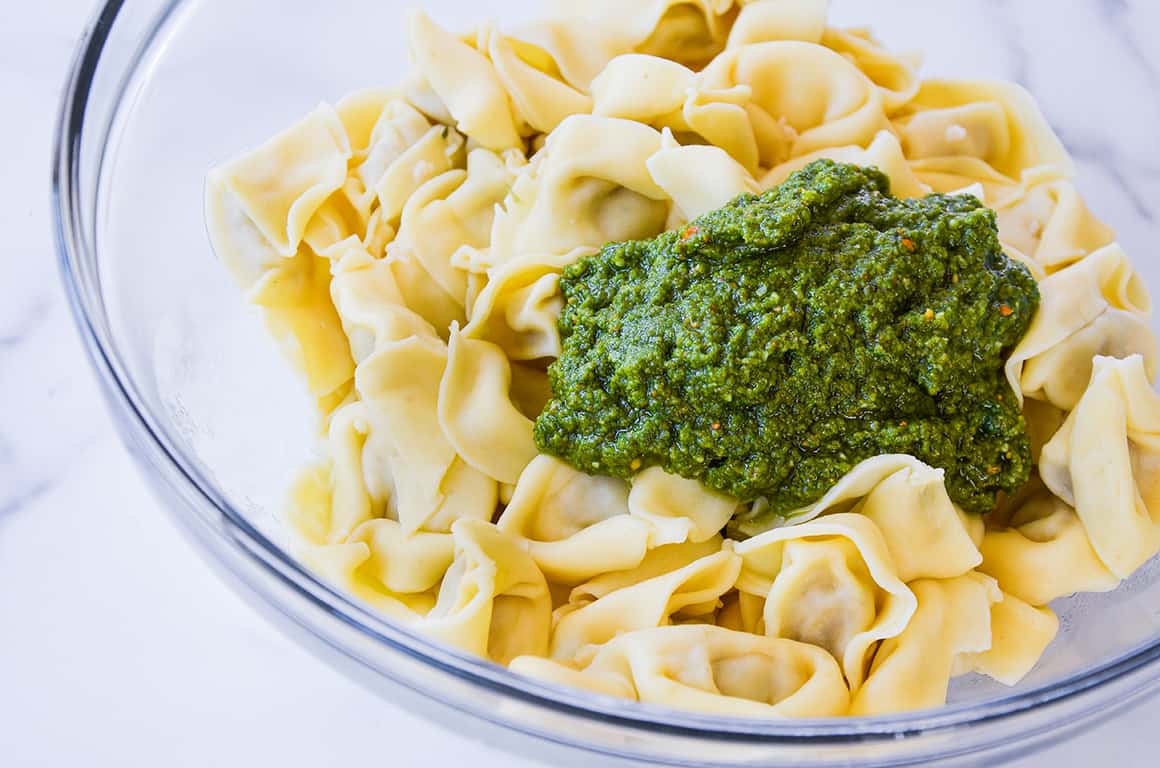 30Minute Pistachio Pesto Tortellini Just a Taste