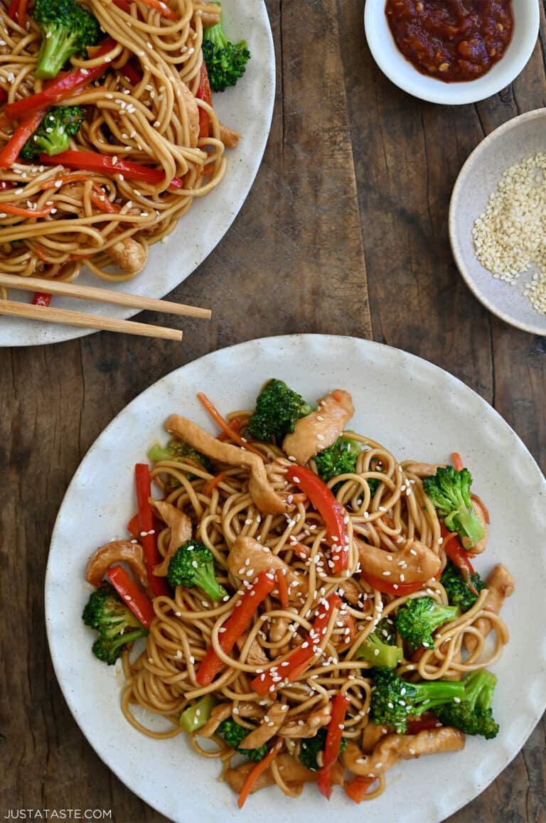 Teriyaki Chicken Stir-Fry with Noodles