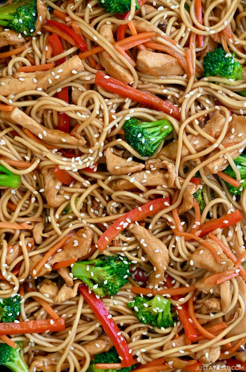Teriyaki Chicken Stir-Fry with Noodles