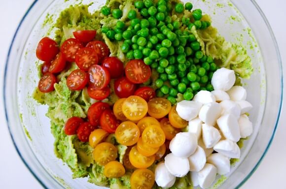 Pea Pesto Pasta Salad Recipe