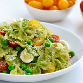 Pea Pesto Pasta Salad Recipe