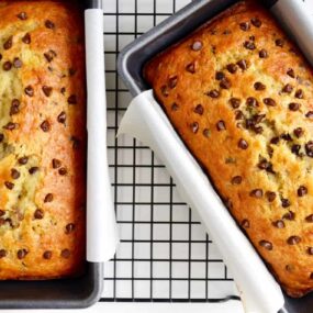 Chocolate Chip Cake Mix Banana Bread Recipe