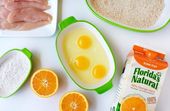 Baked Orange Chicken Tenders Image