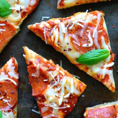 FRIDAY: Homemade Focaccia Bread Pizza